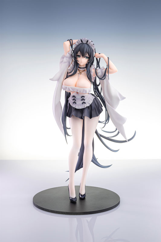 Ecchi ไหม Figure สาวเรอ Indomitable ในชด Maid ทสามารถถอดชดได l