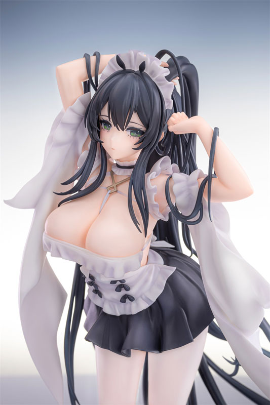 Ecchi ไหม Figure สาวเรอ Indomitable ในชด Maid ทสามารถถอดชดได l