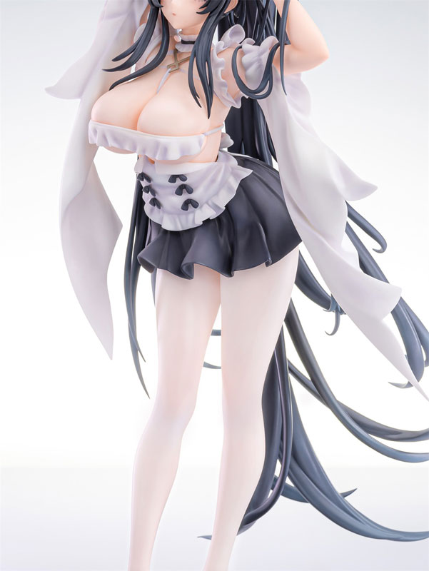 Ecchi ไหม Figure สาวเรอ Indomitable ในชด Maid ทสามารถถอดชดได l