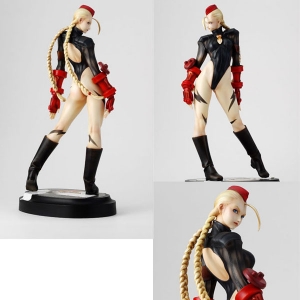 Street Fighter ZERO 3 Cammy Figure Light Blue Ver. Kaiyodo Capcom