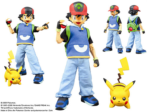 RAH ポケモン　サトシ　ピカチュウ　ASH PIKACHU フィギュア AmiAmi [Character & Hobby Shop] | Real Action Heroes RAH220-041