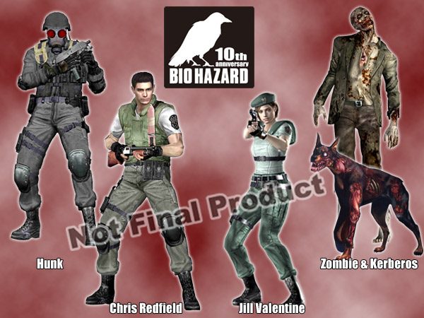 AmiAmi [Character & Hobby Shop] | Resident Evil 10th Anniversary Series  Figure Vol.1 Assortment Carton(Released)