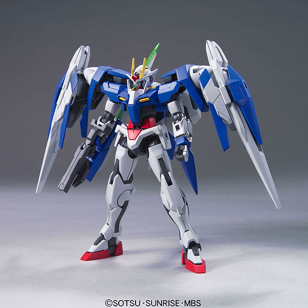 Bandai HG Mobile Suit Gundam 00 1/144 00 Raiser + GN Sword III Plastic Model รูปภาพ 1