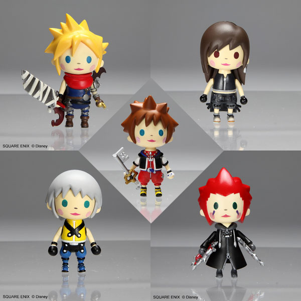 Kingdom Hearts Avatar Trading Arts Figure Mini Cloud strife Square enix  Japan