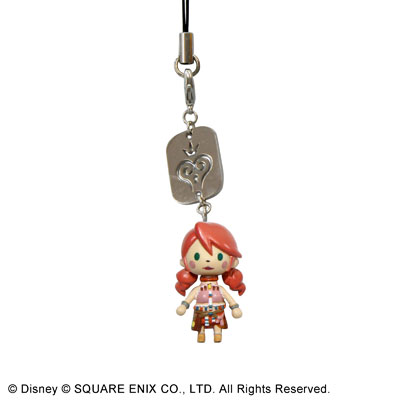 Kingdom Hearts Tifa 1 mini avatar mascot strap keychain figure toy
