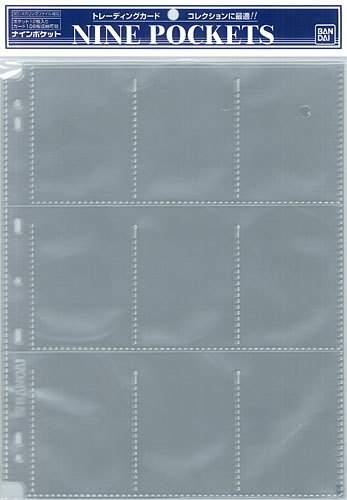 9 Pocket Card Sleeves for 3 Ring Binder, Double Sided Card Sleeves 2160  Pockets