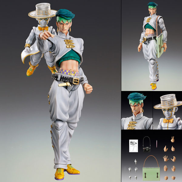 JoJo's Bizarre Adventure Heaven's Door Action Figures, Rohan Kishibe,  Medicos Originais, 16cm