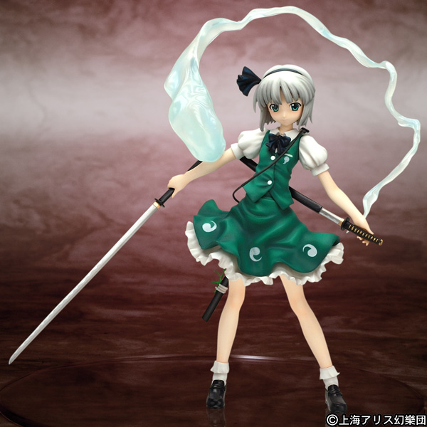 Touhou Project - Half-Human Half-Ghost Gardener "Youmu Konpaku" 1/8 Complete Figure