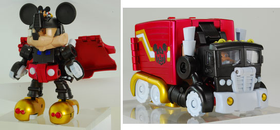Takara Tomy Transformers Disney Label - Mickey Mouse Trailer Standard image 1