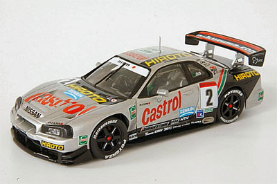 AmiAmi [Character & Hobby Shop] | Ebbro P-4 Resin Model Car 1/43 Castorl Nismo  GT-R JGTC2000(Released)