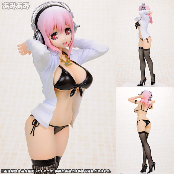 AmiAmi [Character & Hobby Shop] | (Pre-owned ITEM:B/BOX:B)Super Sonico  Swimsuit Gravure ver. Regular Edition 1/6 Complete Figure(Released)