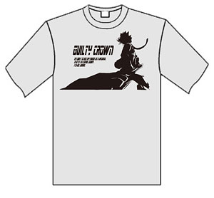 ギルティクラウン/Guilty Crown Tシャツ Lサイズ ホワイト GUILTY CROWN TSHIRT COUNCIL 全3種（2size）