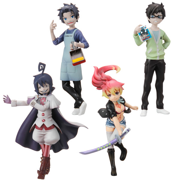 ♯Hkt25CZ青の祓魔師エクソシストストラップ2レア入6種悪魔化