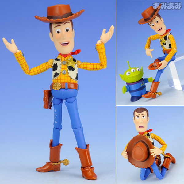 AmiAmi [Character & Hobby Shop]  Revoltech Pixar Figure Collection No.005  TOY STORY Woody(Released)