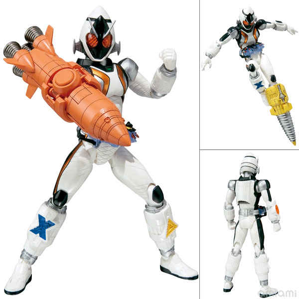 S.h.figuarts Masked Kamen Rider Fourze Stand & Effect Set Action Figur