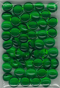 ﾀﾌﾞﾚｯﾄ ｸﾞﾘｰﾝ [おはじき型ｶｳﾝﾀｰ50個入り]