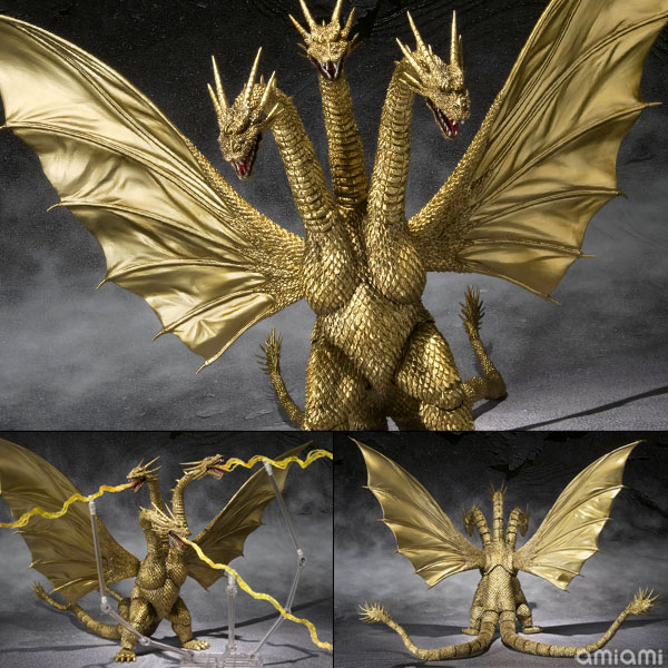 AmiAmi [Character & Hobby Shop] | S.H.MonsterArts - King Ghidorah(Released)