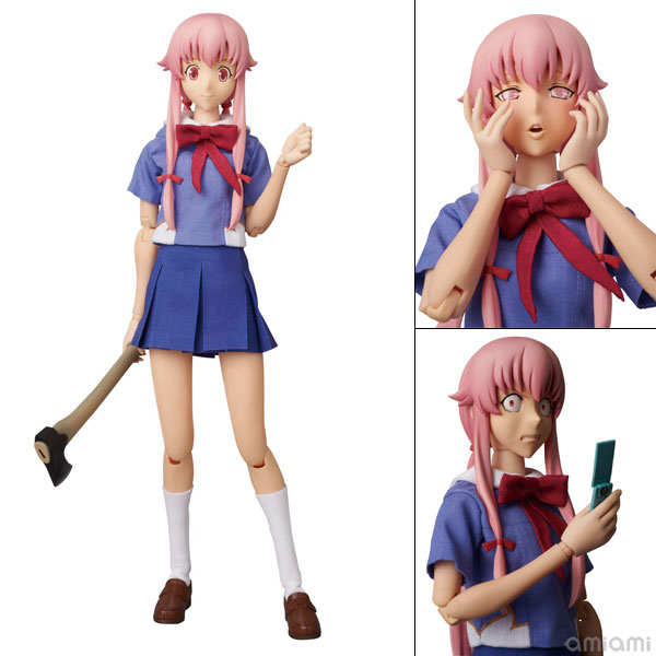 AmiAmi [Character & Hobby Shop]  Real Action Heroes No.603 Mirai Nikki -  Yuno Gasai(Released)