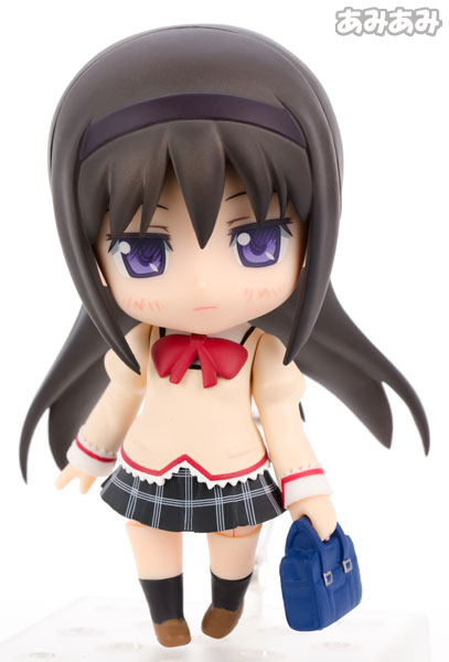 (Pre-owned ITEM:A/BOX:B)Nendoroid - Puella Magi Madoka Magica: Homura Akemi School Uniform Ver. [Wonder Festival 2012, Goodsmile Online Shop Exclusive](Released)
