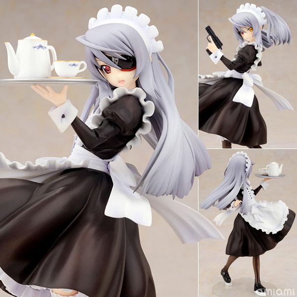 AmiAmi [Character u0026 Hobby Shop] | Infinite Stratos - Laura Bodewig Maid  Ver. 1/8 Complete Figure(Released)