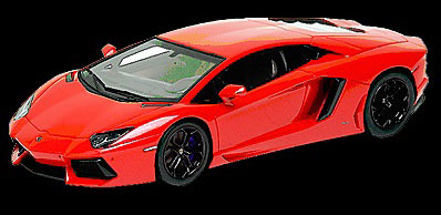 AmiAmi [Character & Hobby Shop] | Handmade Model Car 1/43 Red Lamborghini  Aventador LP700-4(Released)