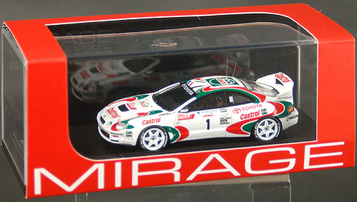 AmiAmi [Character u0026 Hobby Shop] | MIRAGE Resin Model 1/43 Toyota Celica GT- Four(#1) 1995 Tour de Corse(Released)