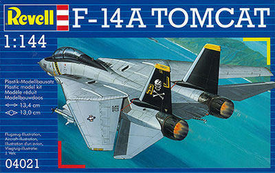 【中古】(本体A/箱B)1/144 F-14A トムキャット“ジョリーロジャース” プラモデル[ドイツレベル]《発売済・在庫品》