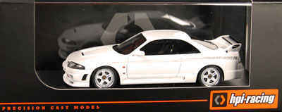 NISSAN GT-R R33 NISMO 400R - WHITE (Diecast Car