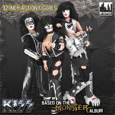 AmiAmi [Character & Hobby Shop] | KISS Retro 12 Inch Figure Series 4 Set of  4 Types(Released)