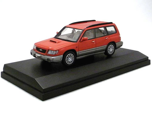 AmiAmi [Character & Hobby Shop] | Hi-Story 1/43 SUBARU FORESTER T/tb (1997)  Rose Red Mica/ Straight Metallic 2-tone(Released)(Single Shipment)