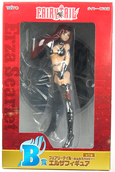 Taito Kuji Honpo FAIRY TAIL Vol.2 -Minna de Happy- B Prize - Erza Figure (Game-prize)