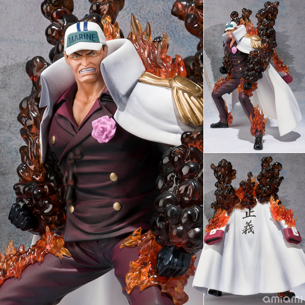 One piece on sale Figuarts zero Aokiji and Akaiinu battle figures bundle