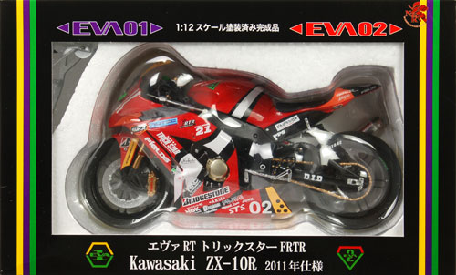 AmiAmi [Character & Hobby Shop] | Pre-painted Complete Resin Model 1/12 EVA  RT 03 Trickster FRTR Kawasaki ZX-10R 2011 Style(Released)