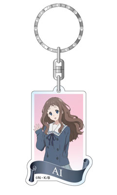 Anime Kyoukai no Kanata Kuriyama Mirai Acrylic Keyring Keychain