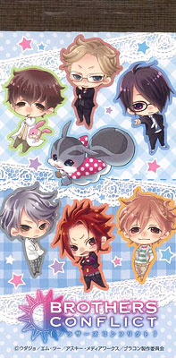 AmiAmi [Character u0026 Hobby Shop] | Brothers Conflict - Perforated Memo Pad  Blue(Released)