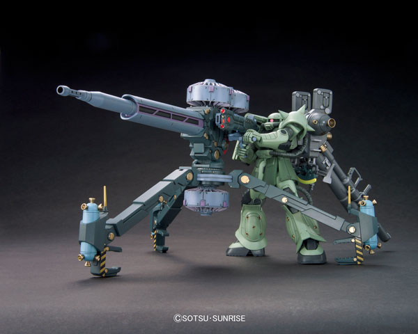 Bandai HG 1/144 Mass Production Type Zaku + Big Gun (Gundam Thunderbolt Edition) Plastic Model รูปภาพ 1