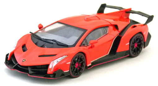 Kyosho 1⁄43 Lamborghini Veneno Roadster Metallic Red - Nitro Hobbies