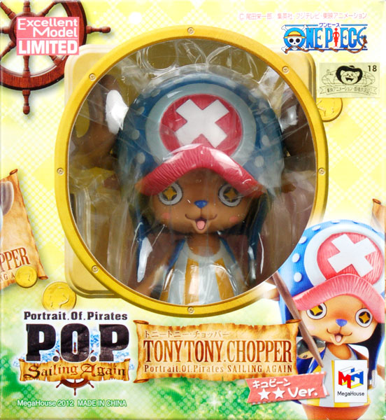 Excellent Model Portrait.Of.Pirates ONE PIECE "Sailing Again" Tony Tony Chopper Kyupi-n Ver. 1/8 Complete Figure [Odaiba Gasshuukoku, Wonder Festival 2012 Summer, Chara Hobby 2012 Exclusive]