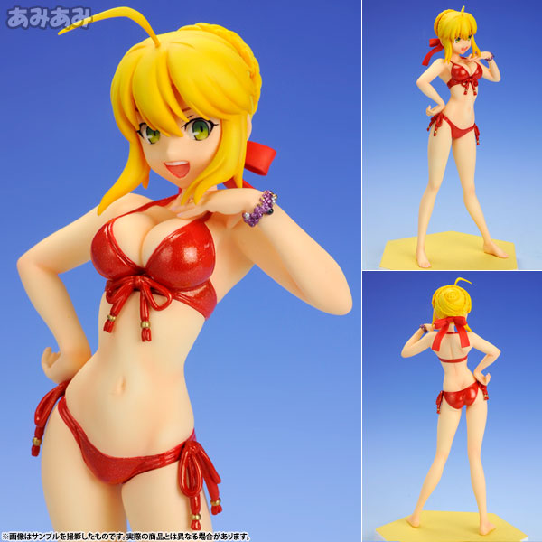 WAVE BEACH QUEENS - Fate/EXTRA: Saber Fate/EXTRA Ver. Red Edition 1/10 Complete Figure รูปภาพ 1