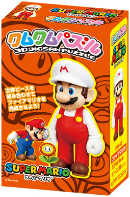 Kumukumu Puzzle (3D Jigsaw Puzzle) Super Mario 39pcs (No.KM-49) (Reissue)