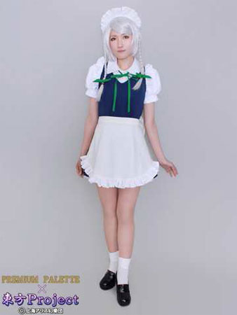 Amazon.co.jp: [hira] 十六夜 咲夜 メイド服 コスプレ衣装 : ホビー