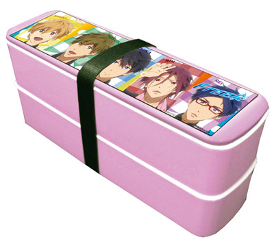 AmiAmi [Character & Hobby Shop]  Free! - 2-tier Lunch Box Slim:  Pool(Released)