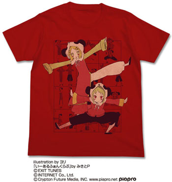 AmiAmi [Character & Hobby Shop] | I-aru Fan Club T-shirt / RED - L 