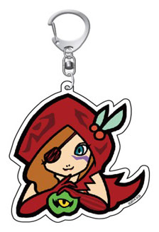 Red clearance hood keychain