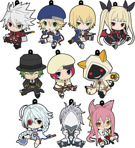 AmiAmi [Character & Hobby Shop]  BlazBlue Petanko Trading Rubber Strap  10Pack BOX(Released)