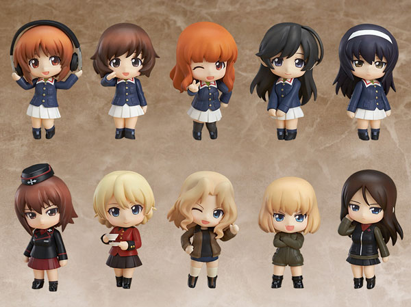 GIRLS und PANZER ミニフィギュア 12個セット AmiAmi [Character & Hobby Shop] | Nendoroid Petite - Girls und