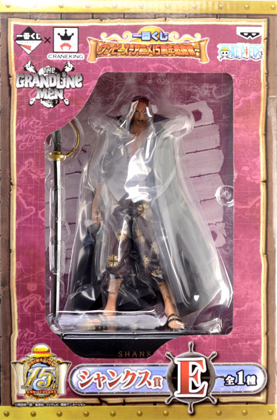 Banpresto Ichiban Kuji ONE PIECE -Anime 15 Shunen Kanshasai- Shanks Prize E - THE GRANDLINE MEN (Game-prize) รูปภาพ 1