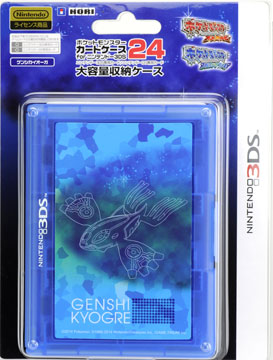 AmiAmi [Character & Hobby Shop] | Pokemon - Card Case 24 for Nintendo 3DS:  Genshi Kyogre(Released)
