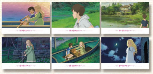 Studio Ghibli Postcard When Marnie Was There Marnie and Anna in