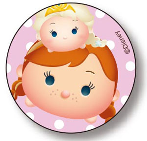 AmiAmi [Character & Hobby Shop]  Polyca Badge - Disney Tsum Tsum:  Anna(Released)